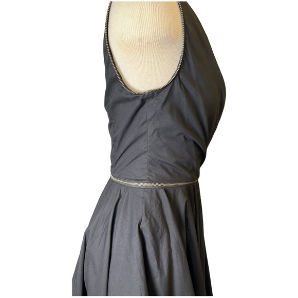 All Saints Spitalfields ‘Caden' Zipper Pleated Midi Dress, size 4 - Picture 11 of 15